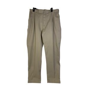 Vintage Polo Ralph Lauren Mens 36T/36L Khaki Beige Chino Pants Ethan Pant